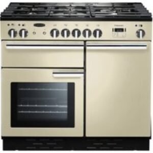 Rangemaster Professional Plus Dual Fuel Range Cooker 100cm Cream with Chrome Trim - PROP100DFFCR/C