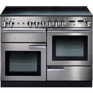 Rangemaster Professional Plus Induction Range Cooker 110cm Stainless Steel with Chrome Trim - PROP110EISS/C