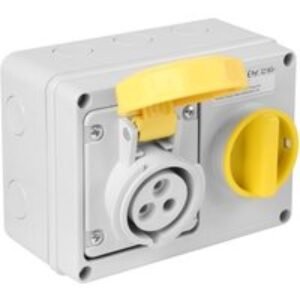 Famatel Uk Ltd Industrial Socket IP67 110V 16A 2P+E Switched
