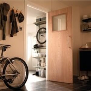 Premdor Ply Flush G01 Glazed Wired FD30 Door 1981 x 838 x 44mm