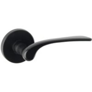 Urfic Como Lever On Rose Door Handle Ebony Black