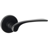 Urfic Como Lever On Rose Door Handle Ebony Black