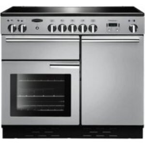 Rangemaster Professional Plus Induction Range Cooker 100cm Stainless Steel with Chrome Trim - PROP100EISS/C