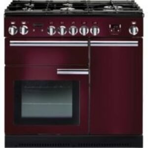 Rangemaster Professional Plus Dual Fuel Range Cooker 90cm Cranberry with Chrome Trim - PROP90DFFCY/C