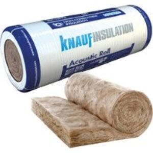 Knauf Acoustic Roll Ready Cut 100mm 10.30m 2 x 600 12.36m2 Per Pack