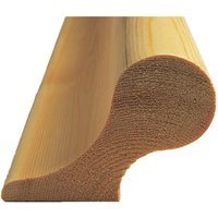 Bsw Redwood Pigs Ear Handrail 5TH 50 x 100 Finished Size 40 x 90mm