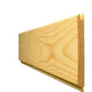 19mm x 125mm x 1m Redwood Tongue & Groove Cladding Finished Size 14mm x 118mm