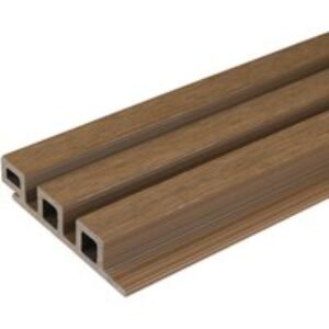 Ecoscape Spiced Oak Composite Slatted Cladding Board 3600mm