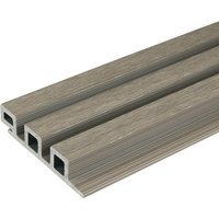 Ecoscape Silver Birch Composite Slatted Cladding Board 3600mm
