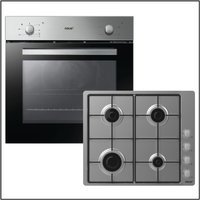 Neue 994597 Single Conventional Oven and Gas Hob Pack