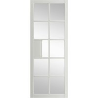 Jb Kind Plaza 10 Light Clear Glazed White Painted Door 1981 x 762 x 35mm