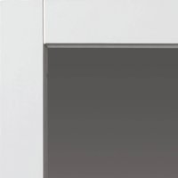 JB Kind Tobago 1 Light Clear Glazed Shaker White Painted Door 1981 x 762 x 35mm