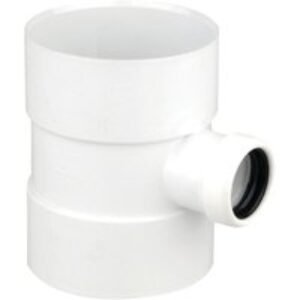 Wavin OsmaSoil D/SW bossed pipe (ring seal) 110mm white