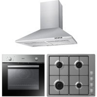 Neue Conventional Oven / Gas Hob & Chimney Hood Pack S0NAPM193PK0100