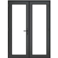 Crystal French Doors GREY-WHITE 2055 x 1690 x 70mm