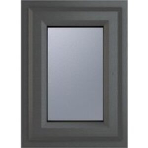 Crystal Upvc Window Grey 7016 External White Internal A Rated Top Opener 610mm x 1040mm Obscure Glazing
