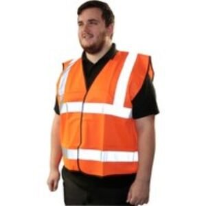 Armour Up HI-VIZ Orange Safety Vest Large