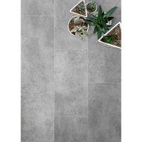 Romana Pinnacle Concrete Grey 610 x 305 x 6mm SPC Flooring Pack of 10
