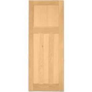 Solid Light Oak External Door 1930s External Door Custom size