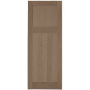 Solid Dark Oak External Door 1930s External Door Custom size