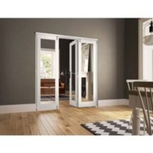 Jci Door Fold Flat Room Divider White 1790mm