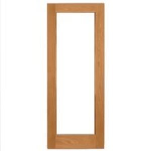 Heritage Solid Clear Oak Custom Size Pattern 10 External Door