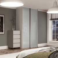 Spacepro Heritage 4 x White Frame Mirror Sliding Doors H2260 x W3660