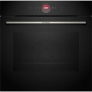 Bosch Series 8 Built in Home Connect Touch Control Single Oven Black 60cm - HBG7341B1B