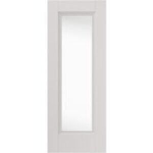 JB Kind Belton 1 Light Clear Glazed White Primed Door 1981 x 838 x 35mm