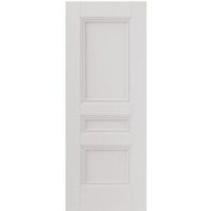 JB Kind Osborne 3 Panel Offset White Primed Door 1981 x 838 x 35mm