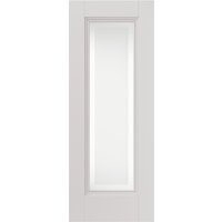 JB Kind Belton 1 Light Etched Glazed White Primed Door 1981 x 838 x 35mm