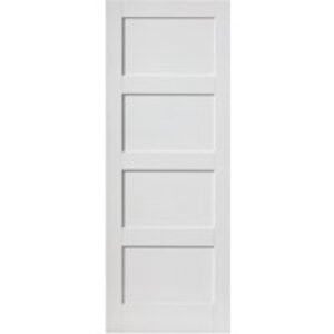 JB Kind Montserrat 4 Panel White Primed Door 1981 x 686 x 35mm
