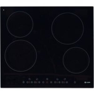 Caple C816C Four Zone Ceramic Frameless Hob with Touch Controls Black Glass 60cm