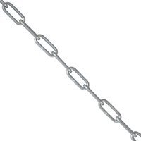 4Trade Welded Link Chain 5 x 35mm Bright Zinc Plated 2.0m