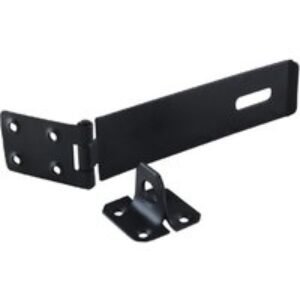 4Trade Safety Hasp & Staple Black 150mm