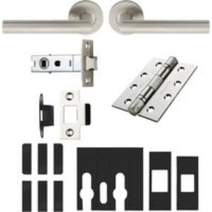 Carlisle Brass Treviri Lever Fire Door Pack Sss - Satin Stainless Steel