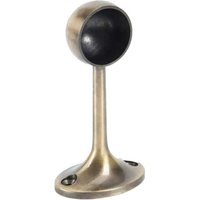 Rothley Antique Brass End Bracket 25mm