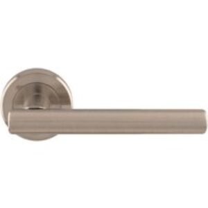 Carlisle Brass Settanta Lever On Round Rose Sn - Satin Nickel