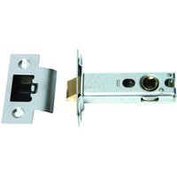 4FireDoors Heavy Duty Tubular Latch Satin Stainless Steel 76mm