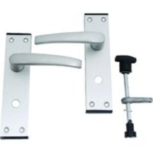 4Trade Oxford Privacy / Bathroom Lever Satin Anodised Aluminium