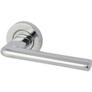 Hafele Gilman Lever On Rose Handle Polished Chrome