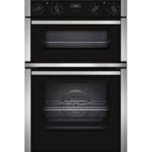 NEFF Integrated Tower Double Oven Stainless Steel - U1ACE5HN0B