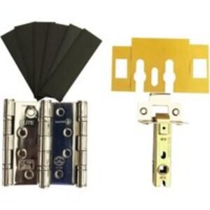 Firestop Fire Door Grade 7 Hinge & Latch Pack Chrome