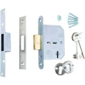 4Trade Mortice Deadlock 5 Lever 64mm Satin