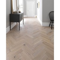 Woodpecker Engineered Flooring Goodrich Herringbone Salted Oak – Pack Size 1.296m2
