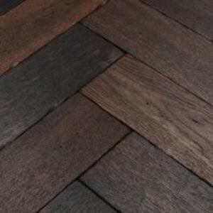 Woodpecker Engineered Flooring Goodrich Herringbone Charred Oak - Pack Size 1.296m2