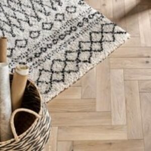 Woodpecker Engineered Flooring Goodrich Herringbone Feather Oak - Pack Size 1.296m2