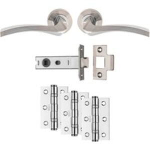 Carlisle Brass Sines Latch Pack - Ultimate Door Pack - Dual Finish Polished / Satin Nickel