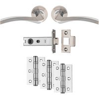 Carlisle Brass Sines Latch Pack – Ultimate Door Pack – Dual Finish Polished / Satin Nickel