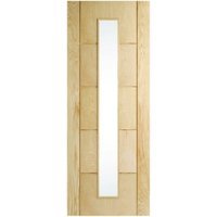 Travis Perkins Rockingham Oak 5 Groove Glazed Door 1981 x 838 x 35mm